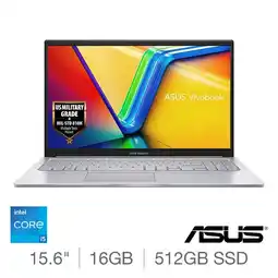 Costco ASUS Vivobook, Intel Core i5, 16GB RAM, 512GB SSD, 15.6 Inch Laptop, X1504VA-NJ1617W offer