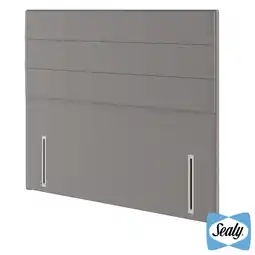 Costco Sealy Monet Silver Fox Fabric Full Height Headboard in 3 Sizes offer