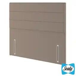 Costco Sealy Monet Latte Fabric Full Height Headboard in 3 Sizes offer