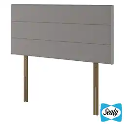 Costco Sealy Kingston Silver Fox Fabric Headboard in 4 Sizes offer