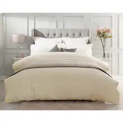 Costco Belledorm Pure Egyptian Cotton Sateen 1000 Thread Count Duvet Cover in 4 sizes, Ivory offer