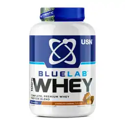 Costco USN Blue Lab Whey Powder Caramel Chocolate Flavour, 2kg offer
