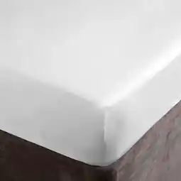 Costco Belledorm Pure Egyptian Cotton Sateen 1000 Thread Count White Fitted Sheet in 4 Sizes offer