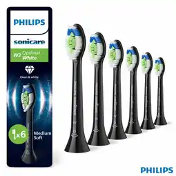 Costco Philips Sonicare Optimal Black Brush heads, 6 pack offer