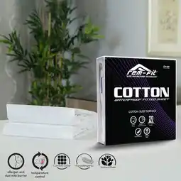 Costco REM-Fit Cotton Mattress Protector, in 4 sizes offer