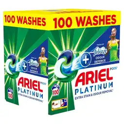 Costco Ariel Platinum + Febreze All in 1 Pods, 100 Wash offer