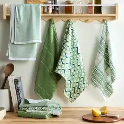 Costco Kelly Collection Kitchen Towels 8 Pack, in 3 Colours offer