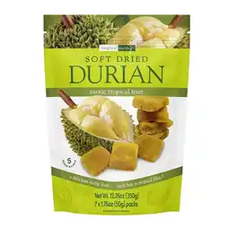 Costco Tropical Fields Soft Dried Durian, 350g offer