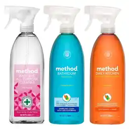 Costco Method Mixed Pack Spray, 3 x 828ml offer