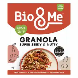 Costco Bio & Me Granola Super Seedy & Nutty, 1kg offer