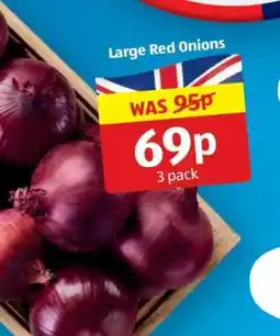 Aldi Large Red Onions offer