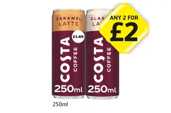 Londis Costa Coffee Latte Classic, Caramel offer
