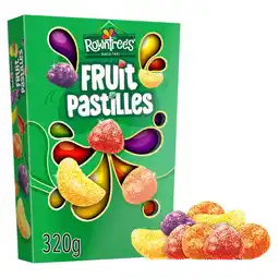 Iceland Rowntree's Fruit Pastilles Sweets Carton 320g offer