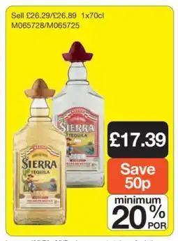 Makro Sierra Tequila offer