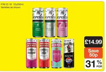 Mixed Alcoholic Cans