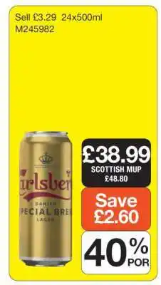 Makro Carlsberg Special Brew Lager offer