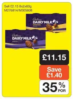 Makro Cadbury Dairy Milk offer