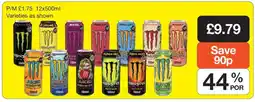 Makro Monster Energy Drinks offer