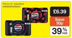 Makro Pepsi Max 4x6x330ml offer