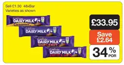 Makro Cadbury Dairy Milk 48xBar offer