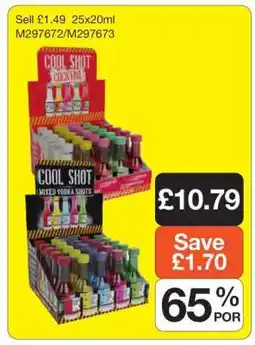 Makro Cool Shot Cocktail & Mixed Vodka Shots offer