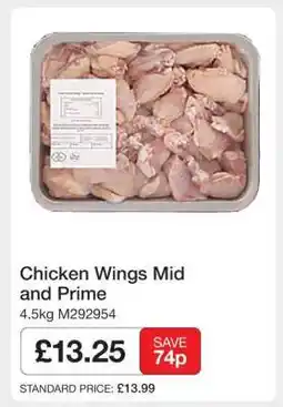 Makro Chicken Wings Mid and Prime offer
