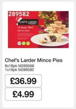 Makro Chef’s Larder Mince Pies offer