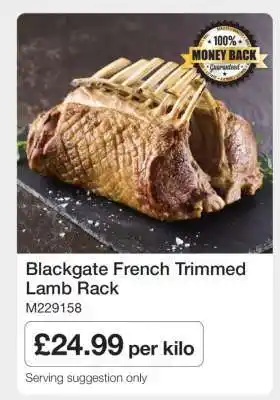 Makro Blackgate French Trimmed Lamb Rack offer