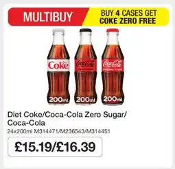 Makro Diet Coke/Coca-Cola Zero Sugar/Coca-Cola offer