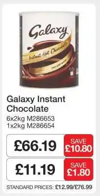 Makro Galaxy Instant Chocolate offer