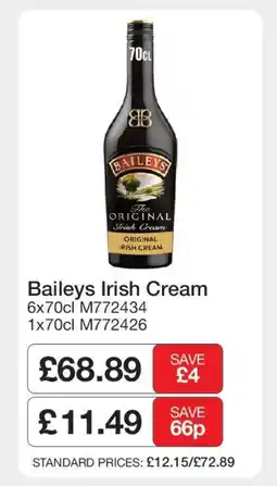 Makro Baileys Irish Cream offer