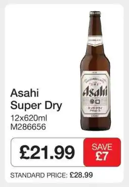 Makro Asahi Super Dry offer