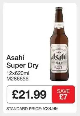Makro Asahi Super Dry offer