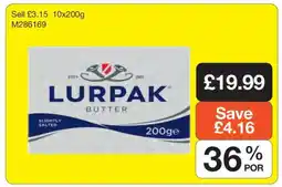 Makro LURPAK Butter offer