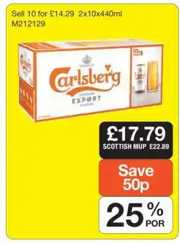 Makro Carlsberg Export Pilsner offer