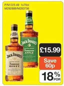 Makro Jack Daniel's Tennessee Honey/Apple offer