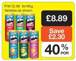 Makro Pringles 6x165g offer