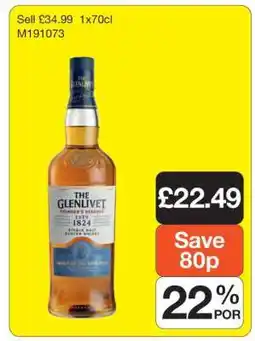 Makro The Glenlivet Founder's Reserve offer