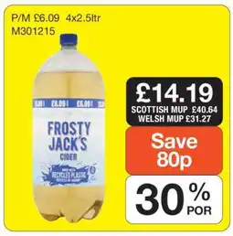 Makro Frosty Jack's Cider offer