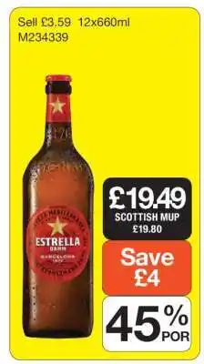 Makro Estrella Damm offer