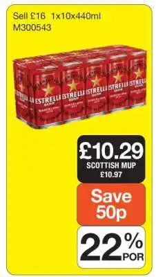 Makro Estrella Beer offer