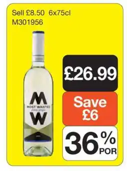 Makro Most Wanted Pinot Grigio offer
