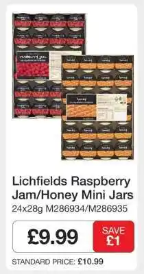 Makro Lichfields Raspberry Jam/Honey Mini Jars offer