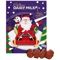 Iceland Cadbury Dairy Milk Christmas Chocolate Advent Calendar 90g offer