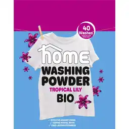 Iceland HOME Washing PowderTropical Lily Bio 2.5kg offer