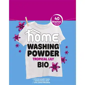 Iceland HOME Washing PowderTropical Lily Bio 2.5kg offer