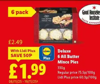 Deluxe 6 All Butter Mince Pies
