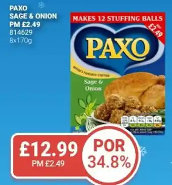 PAXO Sage & onion