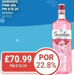 Bestway Gordon's pink gin offer