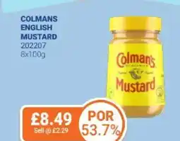 Bestway Colmans english mustard offer